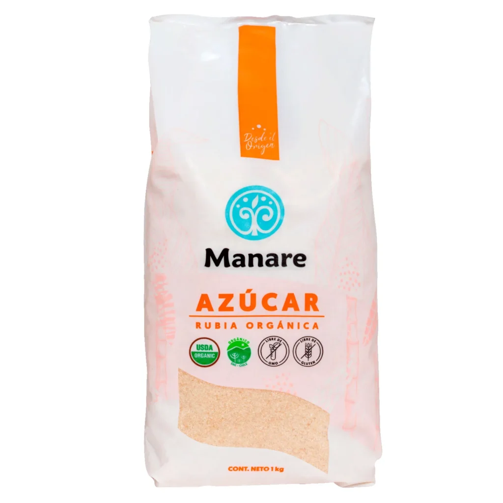 Azucar rubia organica 1kg - Manare
