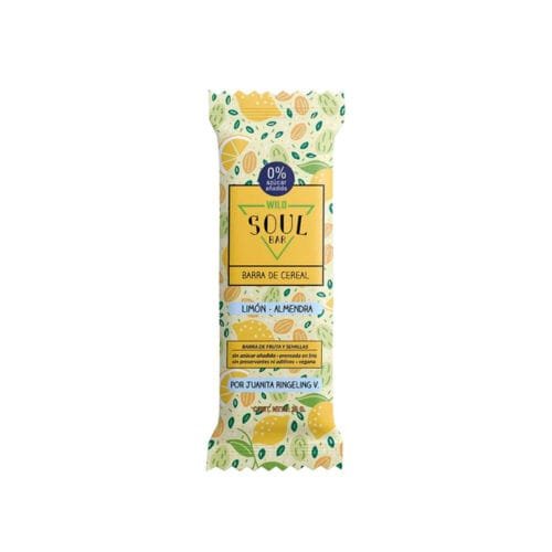 Barrita de cereal Vegana limon y almendra 35 grs - Soul bar