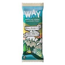 Barritas de cereal Vegana chocolate mani 25 grs - Way bar