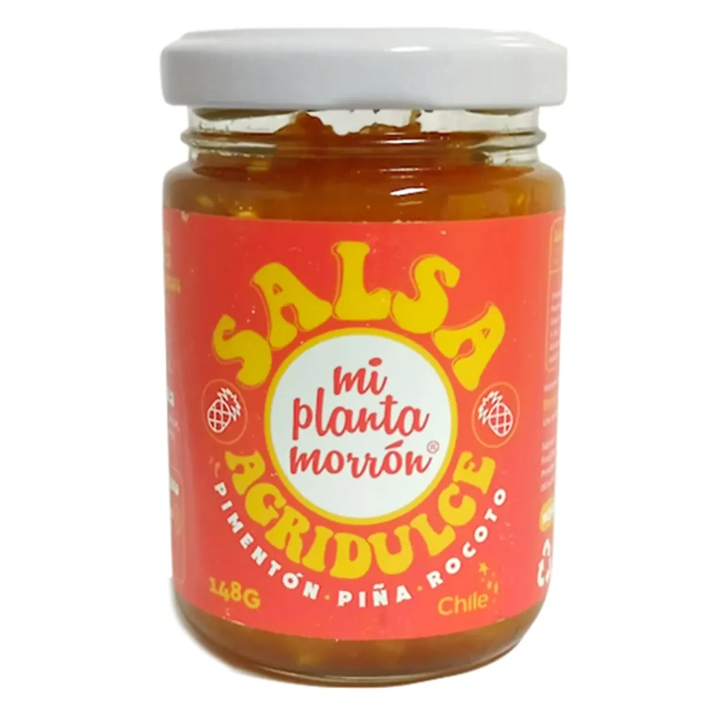 Salsa agridulce pimenton piña y rocoto 148grs - mi planta morron