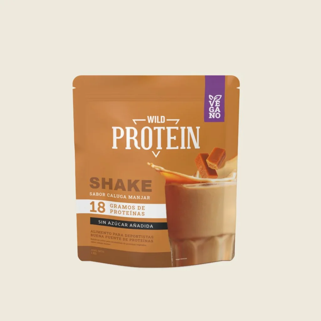 Shake sabor caluga manjar 1kg - Wild Protein