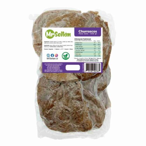 Seitan churrascos 500grs - Mr Seitan