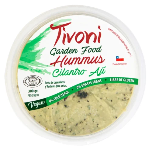 Hummus Cilantro Ají 300grs - Tivoni
